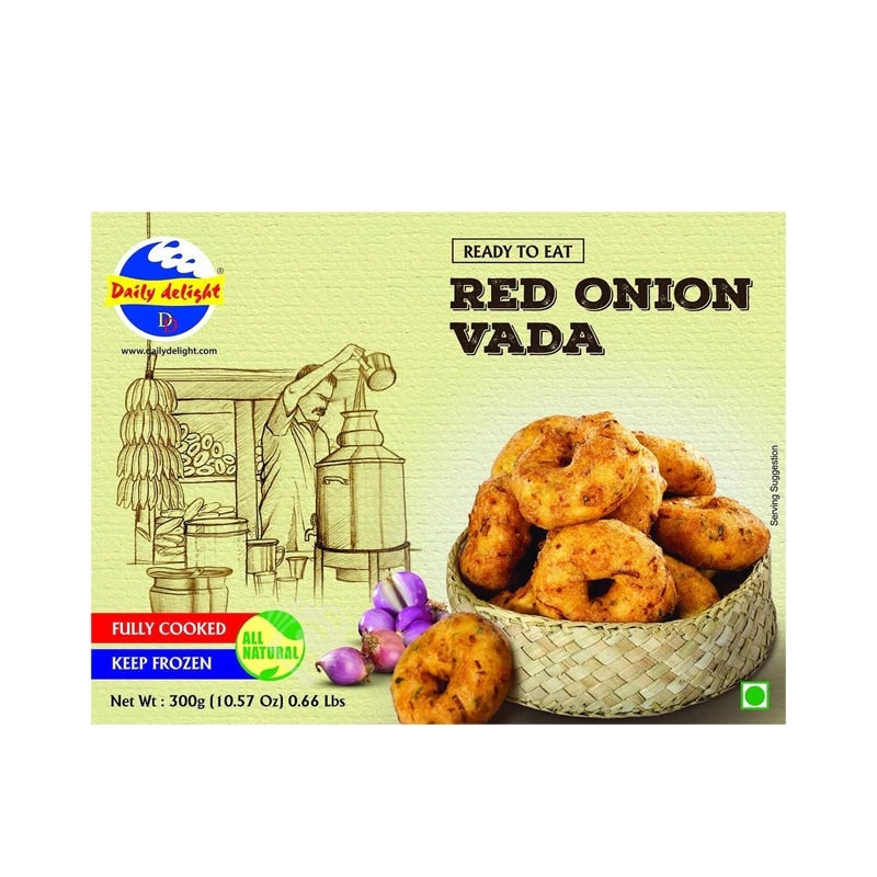 Frozen Daily Delight Red Onion Vada 300g