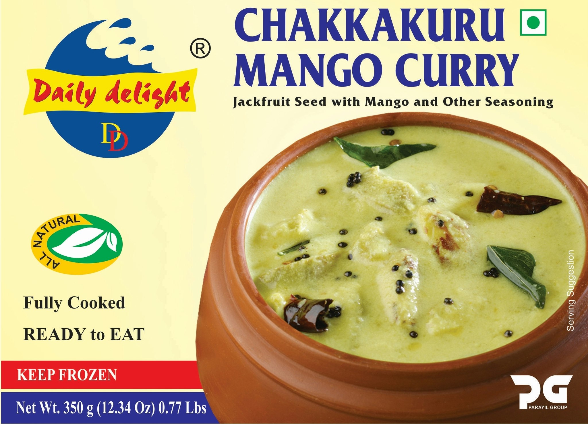 Frozen Daily Delight Chakkukuru Mango Curry 350g