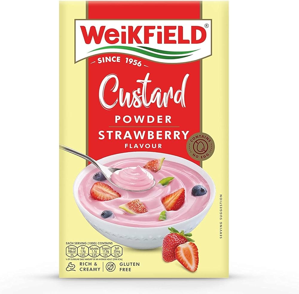 Custard Powder Strawberry Flavour ( WeiKFiLED ) 75g