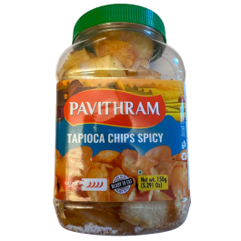 Tapioca Chips Spicy (Pavithram) 150g