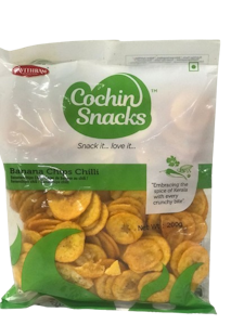 Banana Chips Chilli (Cochin Snacks) 200g