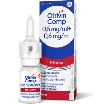 Otrivin Comp Nässpray 0,5 mg/ml + 0,6 mg/ml