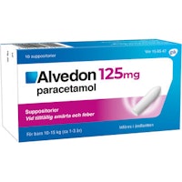 Alvedon suppositorium 125 mg