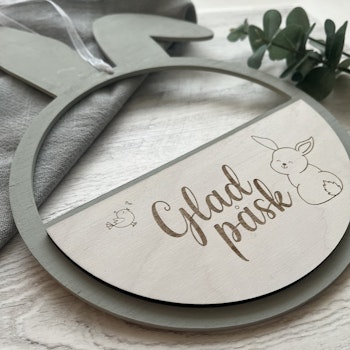 Glad Påsk skylt