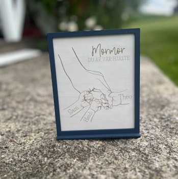 Tavla till mormor- Du är min hjälte