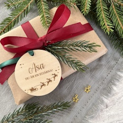 Juldekoration- Du är en stjärna med namn