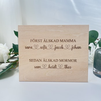 Först älskad mamma- sedan älskad mormor/farmor