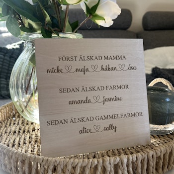 Först älskad mamma- sedan älskad gammelmormor/farmor
