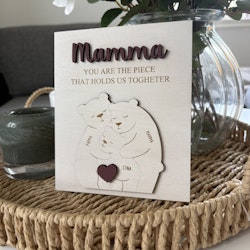 Mamma och björnfamiljen