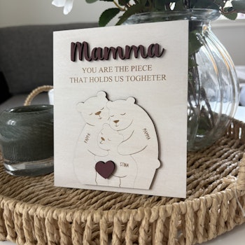 Mamma och björnfamiljen