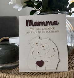 Mamma och björnfamiljen