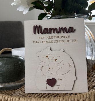 Mamma och björnfamiljen
