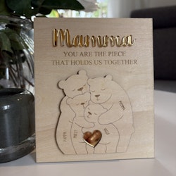Mamma och björnfamiljen