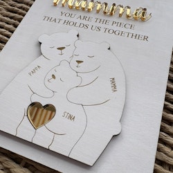 Mamma och björnfamiljen
