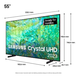 Samsung TU55CU8005KXXC OBS! Säljs endast i butik.