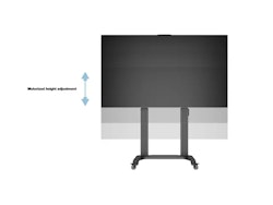 Multibrackets  M Motoriserat Golvstativ Dual Pillar 180 HD 65-110" Svart