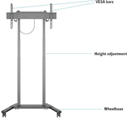 Multibrackets  M Motorized Floorstand
