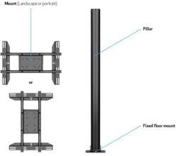 Multibrackets  M Display Stand 180 Single