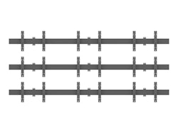 Multibrackets  M Väggstativ PRO MBW3x3u Push In Pop Out Vesa 100x100-400x400 Max 30kg/Skärm Svart