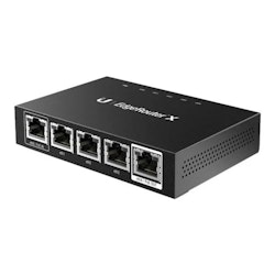 Ubiquiti EdgeRouter X, 4-portar, 1M pps, SFP, PoE, Gigabit Ethernet