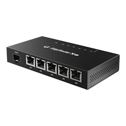 Ubiquiti EdgeRouter X, 4-portar, 1M pps, SFP, PoE, Gigabit Ethernet