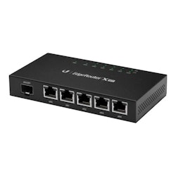 Ubiquiti EdgeRouter X, 4-portar, 1M pps, SFP, PoE, Gigabit Ethernet