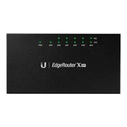Ubiquiti EdgeRouter X, 4-portar, 1M pps, SFP, PoE, Gigabit Ethernet