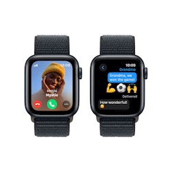 Apple Watch SE (2023) GPS + Cellular 44mm Aluminiumboett med Sportloop S/M