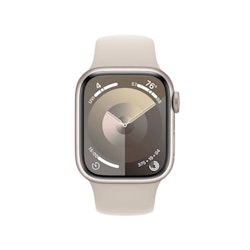 Apple Watch Series 9 GPS + Cellular 45mm Aluminiumboett med Sportband S/M