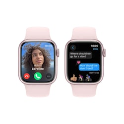 Apple Watch Series 9 GPS + Cellular 45mm Aluminiumboett med Sportband S/M