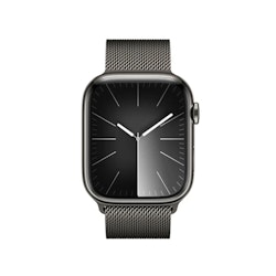 Apple Watch Series 9 GPS + Cellular 45mm Rostfri stålboett med Milaneselänk