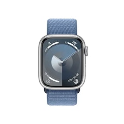 Apple Watch Series 9 GPS 45mm Aluminiumboett med Sportloop