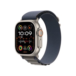 Apple Watch Ultra 2 GPS + Cellular 49mm Titanboett med Bergsloop - Small