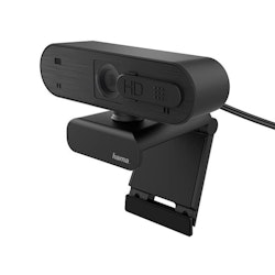 HAMA WEBBKAMERA FULL HD SPY PROTECTION 16:9 STEREO SVART