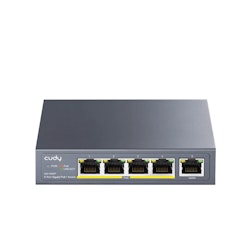 CUDY  Switch GS1005P 5-port Gigabit PoE+ 60W