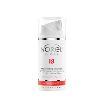 Norel Anti Rednesss - Moisturizing Emulsion For Couperose Skin SPF 20 Professional