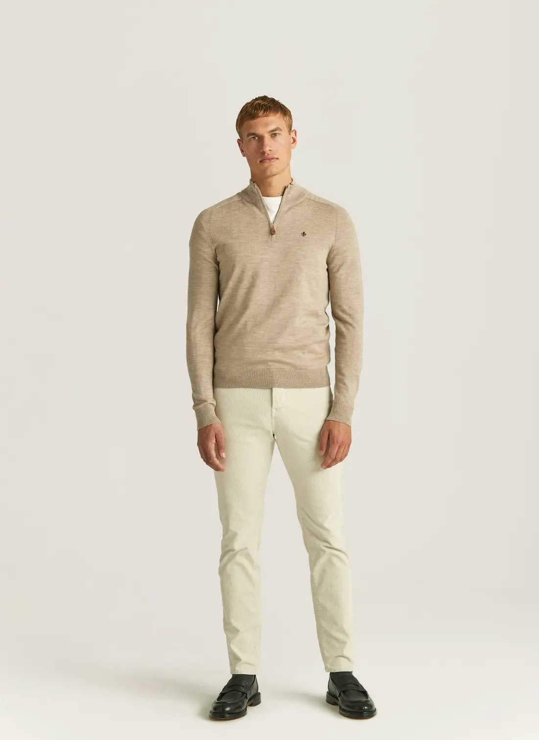 MORRIS STOCKHOLM - Merino John Zip