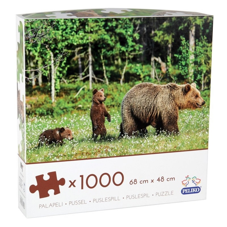 1000 bitars pussel med björnar