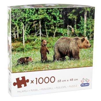 1000 bitars pussel med björnar
