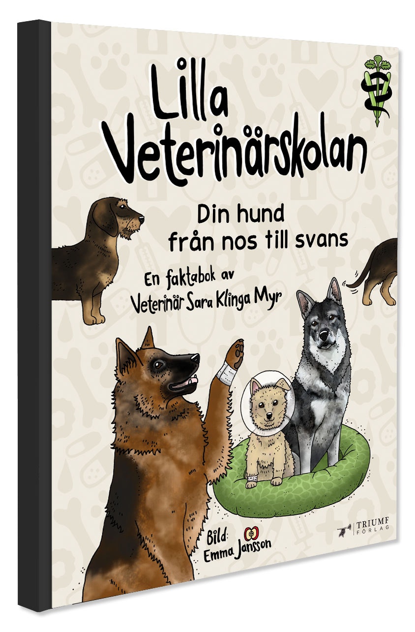 Bok: Lilla veterinärskolan - din hund från nos till svans