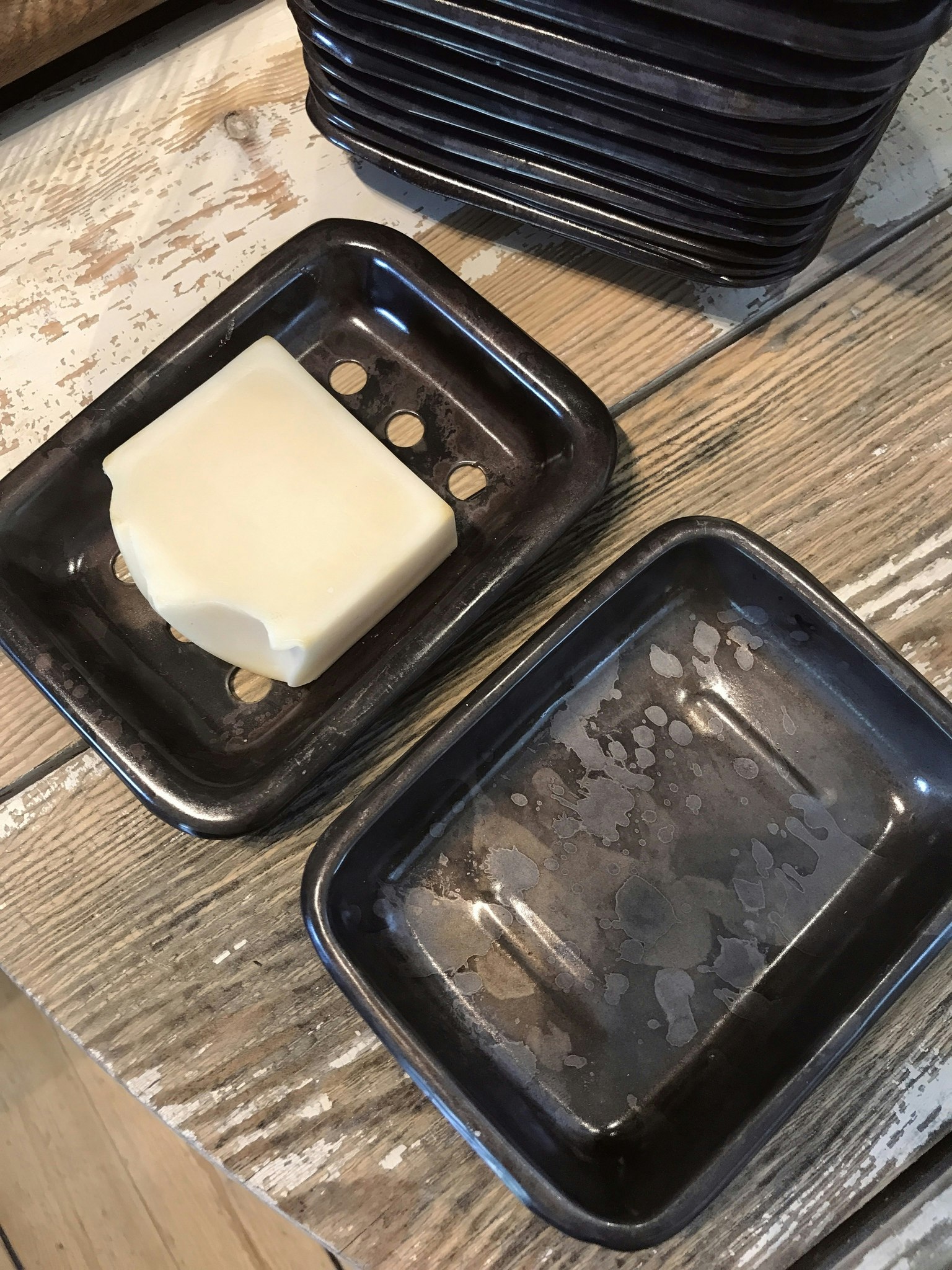Tvålfat metall 2delat