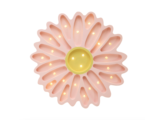 Little Lights, Nattlampe til barnerommet, Daisy powder pink