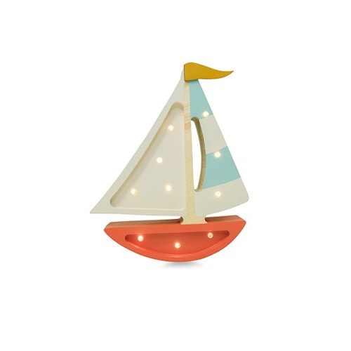 Little Lights, Nattlampe til barnerommet, Seilbåt clay