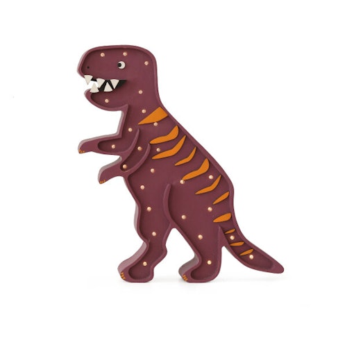 Little Lights, Nattlampe til barnerommet, Dino Rex Maroon