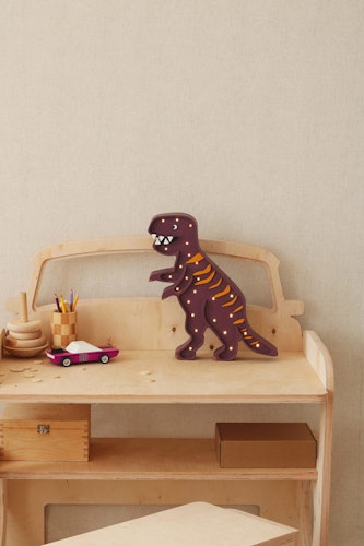Little Lights, Nattlampe til barnerommet, Dino Rex Maroon