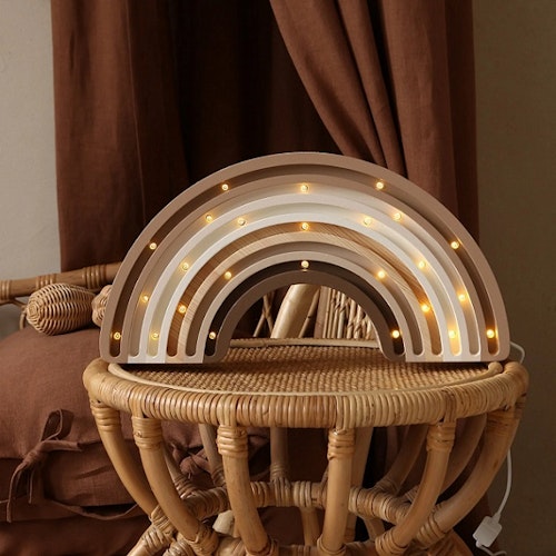 Little Lights, Nattlampe til barnerommet, Regnbue Cappuccino