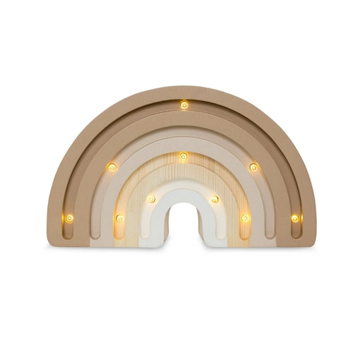 Little Lights, Nattlampe til barnerommet, Regnbue MINI Cappuccino