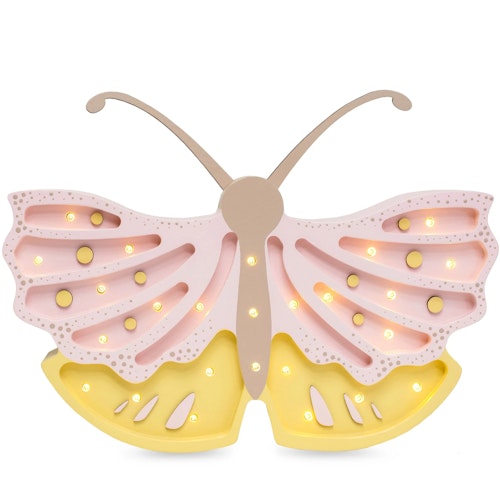 Little Lights, Nattlampe til barnerommet, Sommerfugl Honey rose