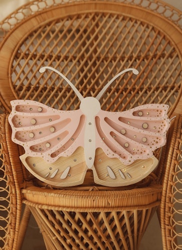 Little Lights, Nattlampe til barnerommet, Sommerfugl Strawberry Cream