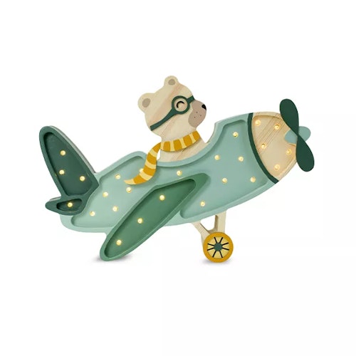 Little Lights, Nattlampe til barnerommet, Vintage fly Khaki